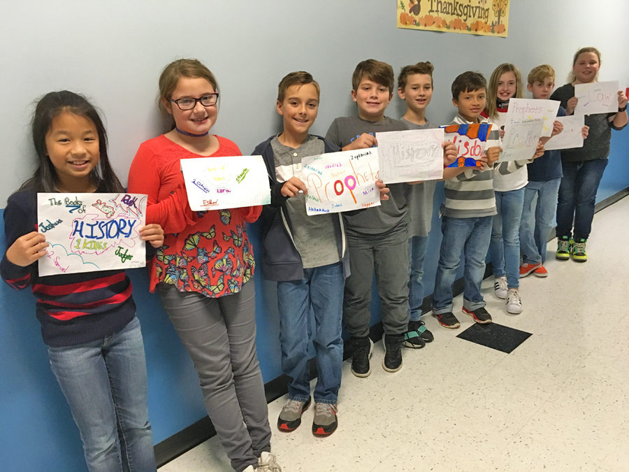 5th grade Bible classes | Gaston Christian School